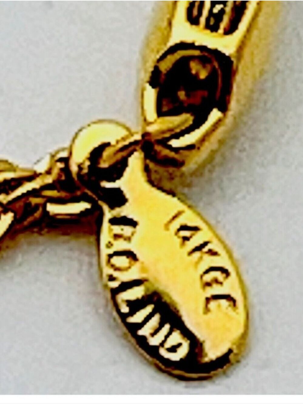 Vintage B.C. Lind 14KGE Herringbone Gold 8.5" Necklace - Picture 7 of 7